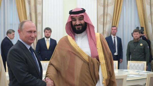 Prezident RF V. Putin vstretilsya s naslednim prinsem Saudovskoy Aravii M. ibn Salmanom Al Saudom - Sputnik O‘zbekiston