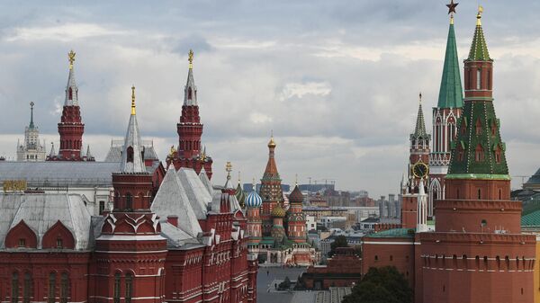 Государственный Исторический музей и Московский Кремль. - Sputnik Ўзбекистон