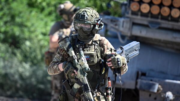 Российские военные. Архивное фото - Sputnik Узбекистан